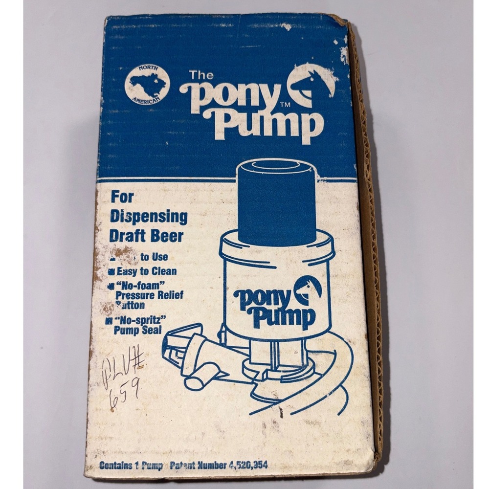 North American Pony Pump Draft Beer Keg Picnic Pump Portable Dispenser 4520354